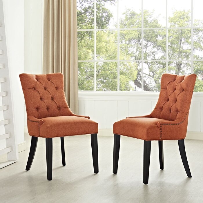 Lark Manor Burslem Regent Upholstered Dining Chair & Reviews | Wayfair.ca